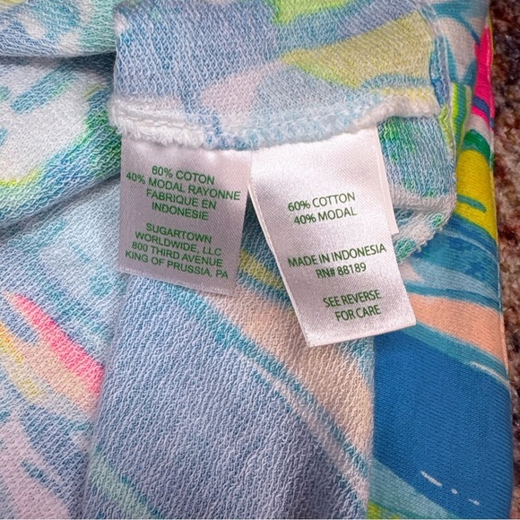 Lilly Pulitzer Mooring Full Zip Hoodie Beach and Bae size Medium - Picture 11 of 13